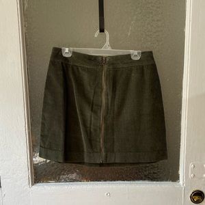 American Apparel Zippered Corduroy Mini